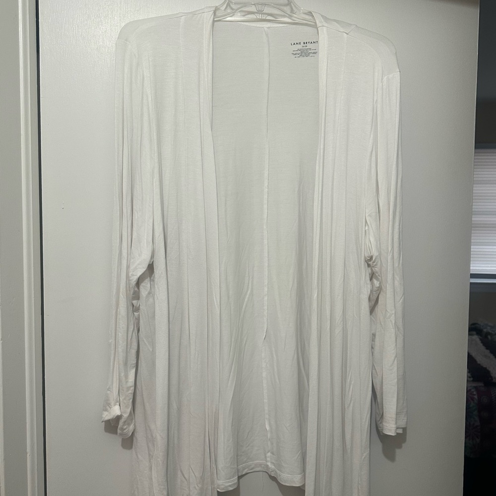 NWOT, Lane Bryant white overpiece, sz 26/28